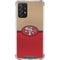 NFL San Francisco 49ers Vintage Galaxy A72 5G Clear Case